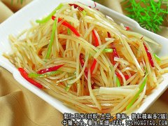 酸辣土豆丝的家常做法_酸辣土豆丝怎么做才好吃